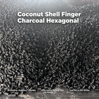 Charbon à chicha hexagonal de qualité supérieure, briquettes de charbon de noix de coco naturel, sans fumée, faible teneur en cendres, pour narguilé