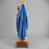 Statues catholiques en résine, produits en stock, figurine religieuse catholique chrétienne, Madonna, Sainte Barbara Africana, 16,92''H