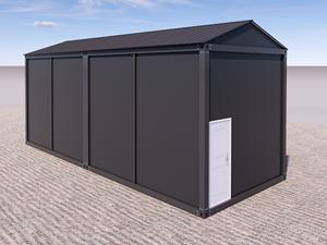 Garages en acier pliables mobiles <span class=keywords><strong>de</strong></span> 20 pieds 40 pieds avec <span class=keywords><strong>porte</strong></span> roulante manuelle et automatique Installation rapide Hangars <span class=keywords><strong>de</strong></span> stockage et maisons <span class=keywords><strong>de</strong></span> conteneurs - Product Image 2