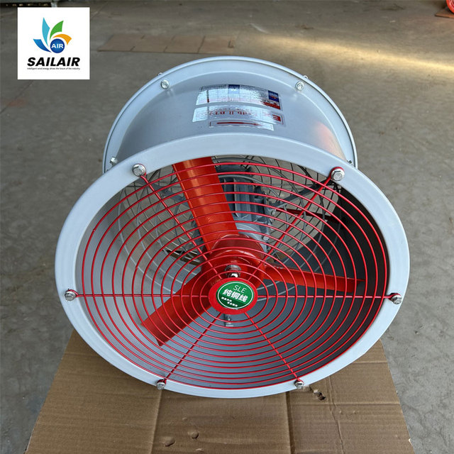 Explosion-Proof Electric Axial Flow Fan for Paint Booth Oil Chemical Plant CE/ISO Certified Stainless Steel ODM Custom Sizes