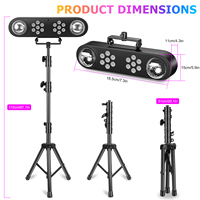 U'King Mini support effet lumières éclairage de scène Mobile pour église Bar mariage Ktv discothèque Dj Disco lampe