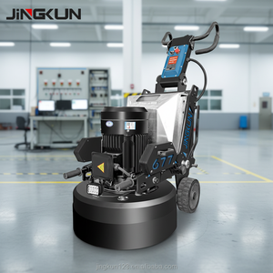 جهاز جلخ الخرسانة اليدوي أحادي المحرك طراز JINGKUN 677 عالي الكفاءة لمشاريع تجديد الأرضيات الإيبوكسية المعالجة ذات المساحات الصغيرة - Product Image 4