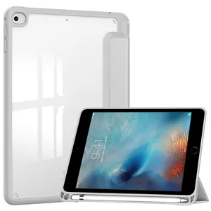 Kompatibel dengan ipad 9.7 casing tahan guncangan bening transparan kembali cocok untuk ipad 9.7 2017/2018