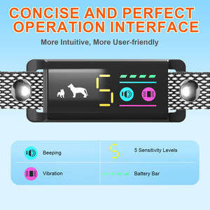 AMZ UK Hot No Shock <span class=keywords><strong>Bark</strong></span> <span class=keywords><strong>Collar</strong></span> Dispositivo de disuasión Control de ladridos para perros pequeños y medianos IP67 <span class=keywords><strong>Collar</strong></span> sin ladridos recargable - Product Image 2