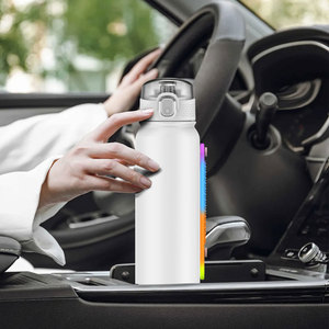 2024 American Style Double-walled Insulation Vacuum Flask Leak-proof Outdoor Activities Carry Flask Elastic Strap For Camping - Product Image 2