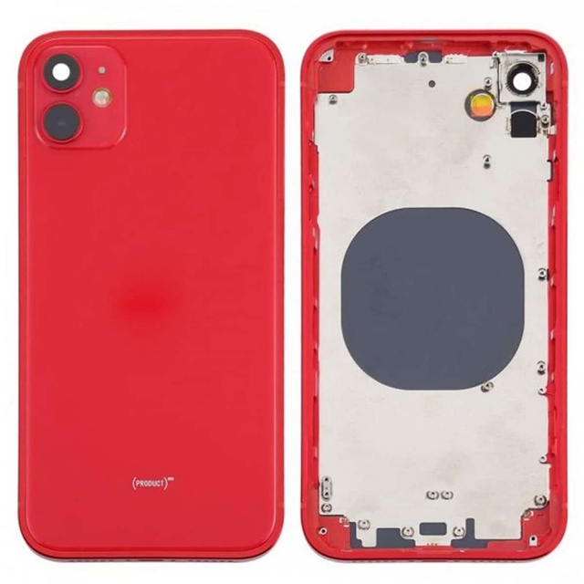 12-Piece Red Aluminum Alloy Rear Cover Replacement Part for Chassis Housing