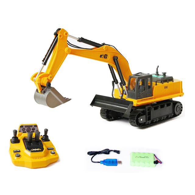 2.4GHz 12+ Channels Remote Control Engineering Mixer Truck Toys Car Plastic RC Concrete Mixer Construction Truck Auto