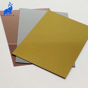 Espejo acrílico translúcido de oro rosa y plata bidireccional personalizado, hojas de espejo 1,20g/cm3 - Product Image 5