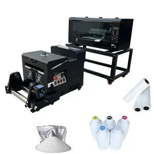 12"/30cm I3200 Heat Press Inkjet Printer With Shake Powder Dtf Printer A3 For L1300 Dtf Printing