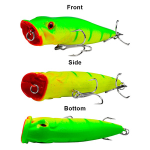 Leurre de pêche flottant de qualité supérieure, 12 g, design imprimé, pour la pêche en lac, en rivière et en ruisseau, ciblant le poisson-chat et le brochet, en plastique ABS rigide - Product Image 2