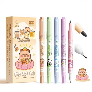 Set di Pennarelli Artistici per Bambini, Doppia Punta, Asciugatura Rapida, a Base d'Olio, Impermeabili, per Pittura in Asilo - Product Image 1