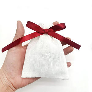 Cinta de algodón con logotipo personalizable, bolsa de regalo de algodón transpirable sin ojos - Product Image 1