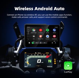 Navigateur <span class=keywords><strong>GPS</strong></span> pour moto 6,2'' B MW Carplay avec écran tactile, CarPlay Android Auto, WiFi, IP67, étanche, <span class=keywords><strong>support</strong></span> magnétique - Product Image 5