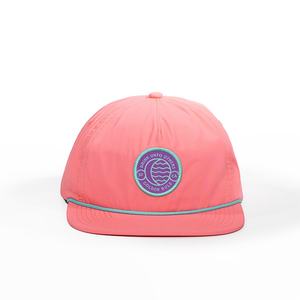 Gorras Snapback OEM con Logotipo Personalizado, 5 Paneles, Visera Plana, Deportivas, de Golf, con Bordado de Nailon y Cuerda - Product Image 3