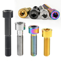 Vis à six pans creux en alliage d'aluminium sur mesure M4 M5 M6 M8 avec plusieurs options de couleurs pour l'assemblage d'équipements