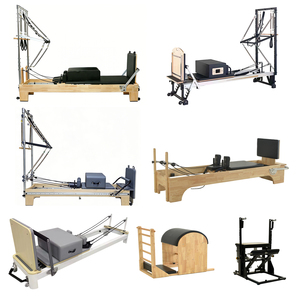 Machine de Pilates Reformer Commerciale en Bois d'Érable Réglable avec Demi-<span class=keywords><strong>Trapeze</strong></span> pour la Santé et l'<span class=keywords><strong>Exercice</strong></span> Physique en Studio de Pilates - Product Image 6