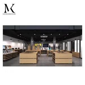 Lishi Magasin d'optique personnalisé Design d'intérieur Lunettes Présentoir de vente au détail Armoires d'affichage optique