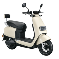 Scooter électrique à deux roues en alliage d'aluminium certifié CE Lvhu 2025, étanche, moteur sans balais 800W, vitesse maximale 45 km/h, autonomie 50 km
