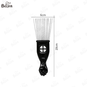 Peigne Afro Curl <span class=keywords><strong>Twist</strong></span> Sponge Set Peigne Afro Pick et éponge à boucles à deux côtés pour hommes noirs - Product Image 2