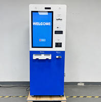 Distributeur de billets ATM en métal HungHui, terminal de paiement par dépôt, accepteur de billets, écran tactile capacitif 10 points, service en libre-service
