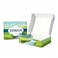 Boîte cadeau en carton ondulé personnalisée avec gaufrage et pelliculage mat, recyclable, taille personnalisée pour usage cosmétique