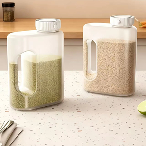 Bulk Food Storage <strong>Containers</strong> with Airtight Lids Portable Cereal Grain Leakproof Plastic <strong>Container</strong> High Temperature Resistance - Product Image 1