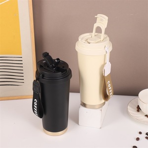 <span class=keywords><strong>2025</strong></span> xách tay thiết kế mới thép không gỉ cách điện cốc cà phê xe Tumbler cá nhân món quà giáng sinh chai nước Ly Ly - Product Image 3