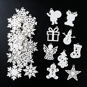 Ornement de Noël imprimé en 3D, sublimation, personnalisable, décoration d'arbre à imprimer - Product Image 4