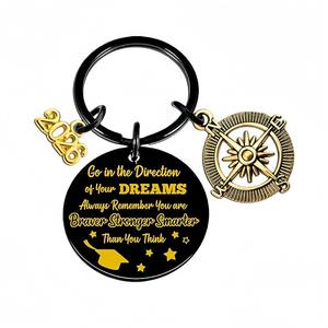 ของขวัญสร้างแรงบันดาลใจสำหรับรุ่นปี 2026 ของ Uionen พวงกุญแจสแตนเลส ของขวัญสำหรับเพื่อนร่วมชั้น เพื่อน และผู้สำเร็จการศึกษา - Product Image 4