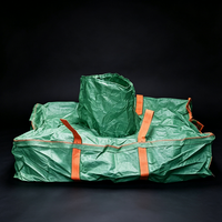 YOUGUAN Sac tubulaire géant en PP personnalisé de 2,0 tonnes pour la collecte des déchets, l'aménagement paysager et les jardins, fond plat 5:1