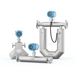 ODM OEM Pengukur Aliran Massa Coriolis Cairan Non-Newtonian Minyak Diesel Tabung Lurus Akurasi Tinggi Material SS304 Flens - Product Image 1