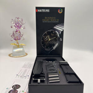 Smartwatch H4 Pro Max NFC per la Salute con Schermo AMOLED, Orologio Business con Ricarica Wireless, Smartwatch Sportivo con 3 Cinturini per Uomo d'Affari - Product Image 6