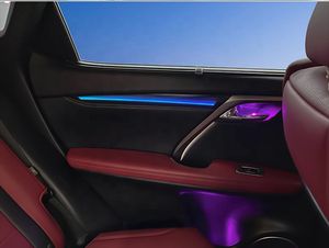 Kit d'éclairage ambiant dynamique LED SJC amélioré à 64 couleurs pour l'intérieur de voiture, symphonie lumineuse atmosphérique pour les modèles <span class=keywords><strong>Lexus</strong></span> <span class=keywords><strong>RX</strong></span> 2016-2022 - Product Image 4