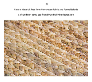 Alfombras de jacinto de agua Natural de alta calidad, alfombrillas tejidas a mano ecológicas, Material de algas marinas de estilo clásico de Vietnam - Product Image 4