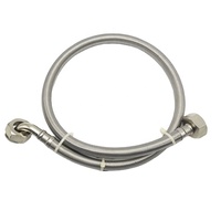 Tuyau d'alimentation en eau flexible tressé en acier inoxydable de 12'' 16'' 40 cm F1/2 pouce pour robinet de cuisine et de salle de bain