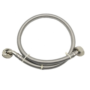 Tuyau d'alimentation en eau flexible tressé en acier inoxydable de 12'' 16'' 40 cm F1/<span class=keywords><strong>2</strong></span> pouce pour robinet de cuisine et de salle de bain - Product Image 2