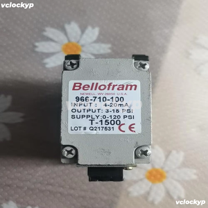 เซ็นเซอร์วัดแรงดัน Bellofram Blefu T-1500 ของสหรัฐอเมริกา รุ่น 966-710-100 แบบถ่ายภาพโดยตรง ฟังก์ชั่นใช้งานได้ปกติ G21-2 XL9991 - Product Image 1