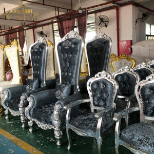 Chaise <span class=keywords><strong>de</strong></span> canapé <span class=keywords><strong>de</strong></span> mariage <span class=keywords><strong>de</strong></span> trône d'argent antique <span class=keywords><strong>de</strong></span> luxe Offre Spéciale chaise nuptiale royale <span class=keywords><strong>de</strong></span> roi pour <span class=keywords><strong>la</strong></span> réception d'événement pour des hôtels - Product Image 3