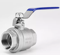 Vanne à boisseau sphérique manuelle à bride en acier inoxydable 304, port de 2 pouces, pour applications générales, vente directe usine, OEM