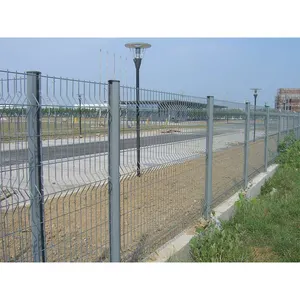 High Quality Garden Farm Security Fence Panel 3D Bending Curved Galvanized Steel PVC Coating Waterproof Welded Wire Mesh Gate