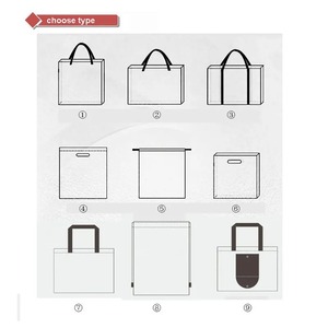 Tái Sử Dụng Có Thể Gập Lại Không Dệt Giá Rẻ Không Dệt Lưu Trữ Mua Sắm Túi Dệt Túi - Product Image 6