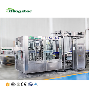 Hoàn toàn tự động <span class=keywords><strong>3</strong></span> trong <span class=keywords><strong>1</strong></span> Quay quy mô nhỏ chai nước điền Máy dây chuyền sản xuất nhà máy - Product Image 2