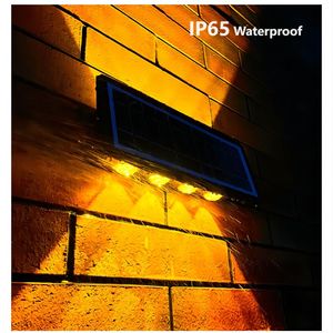 Luz de lavado de pared <span class=keywords><strong>LED</strong></span> para exteriores, 8 Uds., lámparas decorativas de pared con energía <span class=keywords><strong>Solar</strong></span> de polisilicio <span class=keywords><strong>LED</strong></span>, batería de 2400mAh, resistencia al agua IP65 - Product Image 3