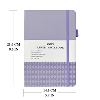 Carnets de notes lignés en cuir PU A5, best-sellers 2027, personnalisables pour le bureau et l'usage quotidien professionnel
