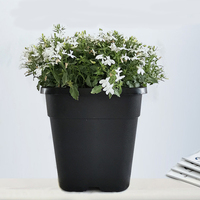 Pots de pépinière en plastique noir Durable de 1 à 25 gallons, Promotion à bas prix