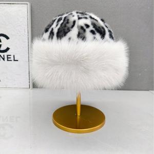 Gorros de Felpa con Orejeras de Leopardo para Mujer, Estilo Princesa del Noreste, Cálidos y de Piel, para Otoño e Invierno - Product Image 6