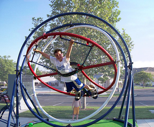 Con quay hồi chuyển của con người sử dụng không gian ba chiều và các nguyên tắc cân bằng vật lý cho các chuyến đi giải trí ngoài trời - Product Image 6