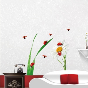 Eco-friendly Verde <span class=keywords><strong>Foglie</strong></span> Die Taglio di Figura Variopinta di Stampa Adesivo Autoadesivo Della Parete - Product Image 4