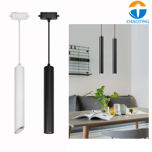 Lampe suspendue LED moderne OEM, éclairage suspendu en aluminium, luminaire décoratif suspendu au plafond, lampe cylindrique suspendue, lampe tube longue - Product Image 5