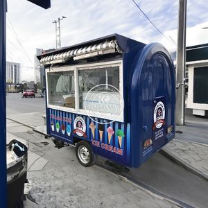 Remorque alimentaire carrée 2025 en promotion : chariot mobile entièrement équipé pour pizzas, hot-dogs et restauration rapide en extérieur - Product Image 3